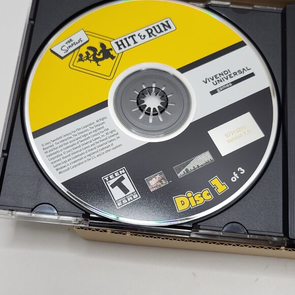 Simpsons Hit & Run PC Game Used Tested Works Kid Adult Computer Game Fun Play - Picture 10 of 15